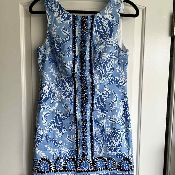 Lilly Pulitzer Mila Turtle Shift Dress - Picture 1 of 5